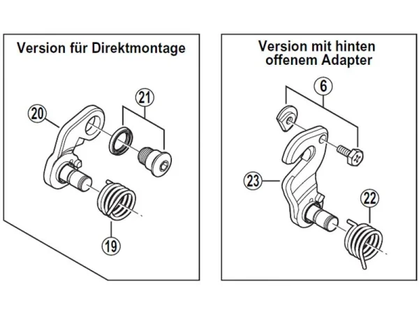 Shimano RD-FT35 Schaltwerk, 6/7-fach 3