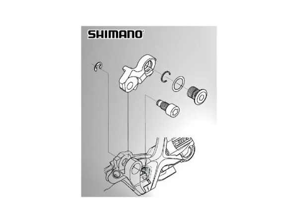 Shimano Schaltwerk BEF-Schraube, B-Type RD-M972 1